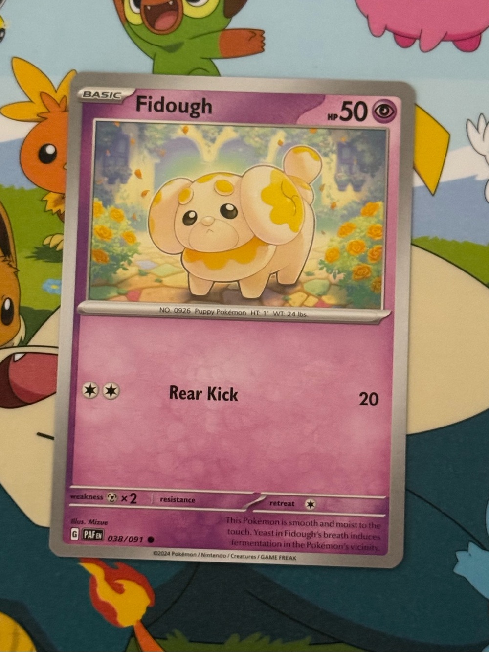 Pokemon Fidough Paldean Fates Regular